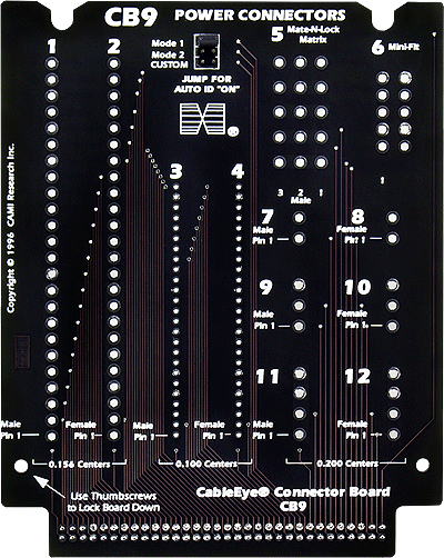CableEye 739 / CB9 Interface-Platine (Molex Pin Strips, Mate-n-Lok?)