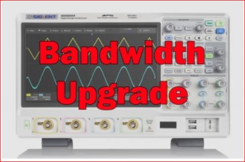 Siglent SDS2000XP-4BW05 Bandbreiten-Upgrade auf 500 MHz für das Modell SDS2354X PLUS