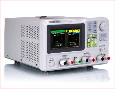 Siglent SPD3303X-E DC Labornetzgerät / Das SPD3303X-E ist ein programmierbares DC Labornetzgerät, dass Spannung, Strom und Leistung hochauflösend anzeigt.